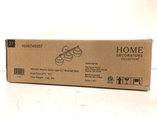 Home Decorators Maybry 3-Light Brushed Gold Vanity Light Frosted Glass New