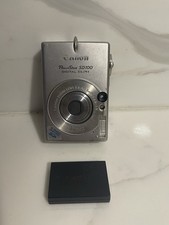 Canon PowerShot Digital ELPH SD100 7.1MP Digital Camera - Silver UNTESTED As-Is