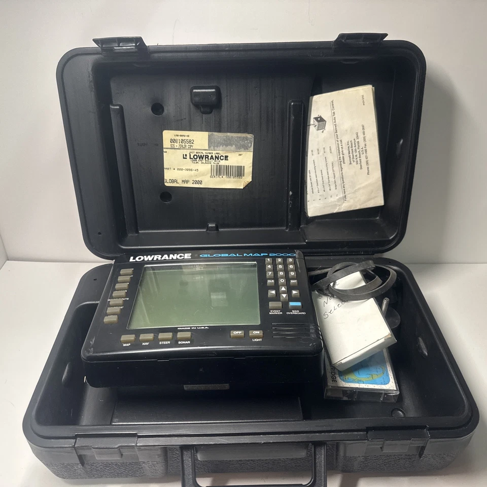 Lowrance GlobalMap 2000 Marine GPS Chartplotter Navigation Global Map Eagle - Image 3 of 4