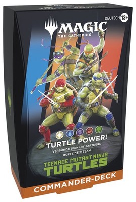 Teenage Mutant Ninja Turtles - Commander Deck Turtle Power! - Deutsch - Magic