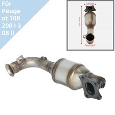 KATALYSATOR KAT PEUGEOT 108 208 2008 301 308 II CITROEN C1 C3 DS3 1.2 VTi Euro 6