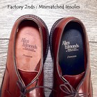 * NIB * $425 Allen Edmonds DAWSON 8.5 D Chili * Factory 2nds * with new Trees — photo 5