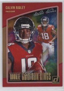 2018 Panini Donruss Rookie Gridiron Kings Studio Series /100 Calvin Ridley RC