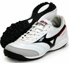 Mizuno JAPAN Morelia Pro TF Indoor Soccer Football Turf Shoes Q1GB2513 White