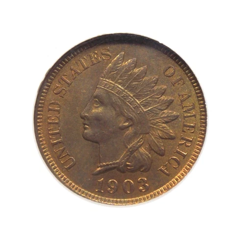 1903 Indian Head Cent Penny 1c NGC MS62 BN #012 Unc Uncirculated ECC&C, Inc.