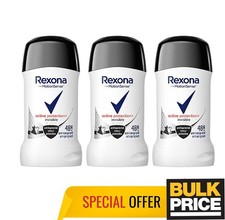 Rexona Women Invisible Antibacterial Deodorant Stick 48H Sweat Protection 3-Pack