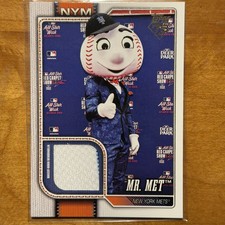 2026 Topps Celebration Series 1 Mr. Met Mascot Relic Jersey New York #MAS-MRM