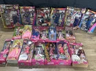 Huge Lot of 20 Vintage Barbie Dolls & Sets Nascar School Time Sticker Craze NIB