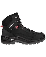 Lowa Renegade MID GTX Gore-Tex Mens Hiking Boots EU 47 Black/Red Rubino
