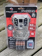 Stealth Cam PXP26NGCMOK No Glo Camera Kit Trail Camera 8 GB SD card
