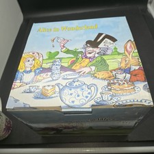Alice in Wonderland Teapot Paul Cardew Design Mad Hatter's Tea Party 6.5 w/Box
