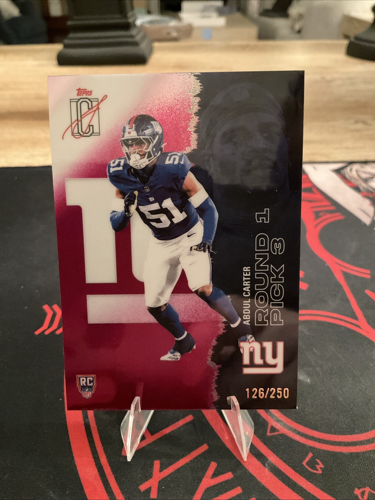 2025 Topps Signature Class - Rookies Abdul Carter #118 Magenta /250 (RC)
