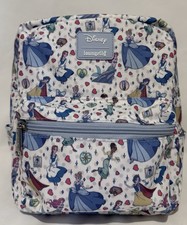 Disney Princesses Canvas Mini Backpack Brand New Belle Cinderella Snow White