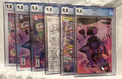 CRANIACS CGC GRADED COMICS #1 - A/B/C/D/E & F (SIX COMICS) - FREE SHIPPING
