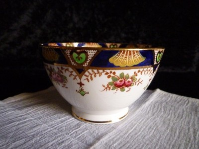 Royal Standard, England Keramik Schale Schälchen m. Blumen und Goldmuster, Antik