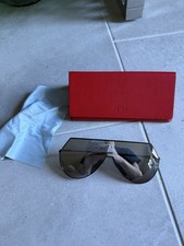 Fendi Shield Aviator Eyeline Mirror Sunglasses