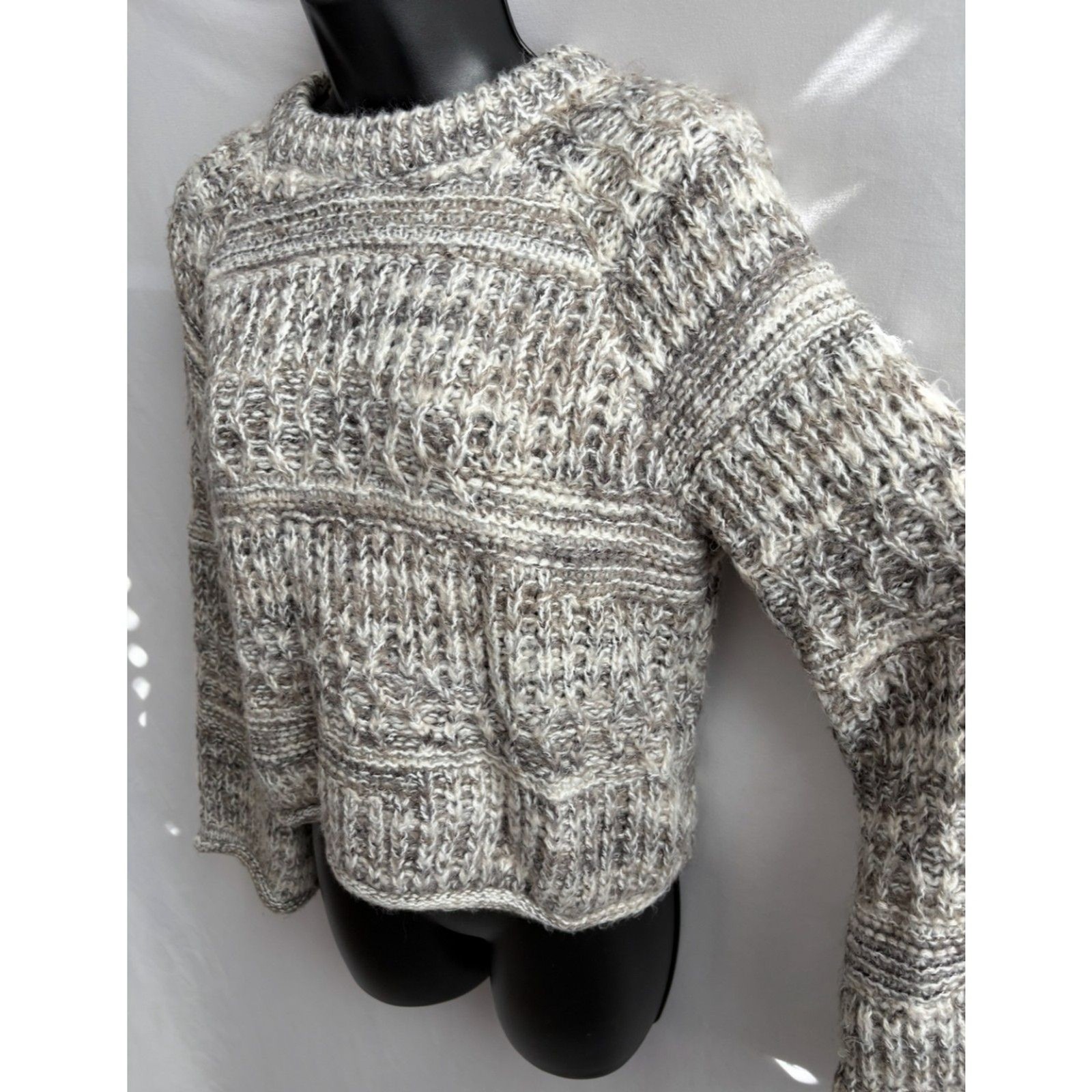 Universal Thread Pullover Chunky Cable Knit Sweat… - image 4