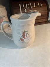 Marmalade Geese  Vintage Glass Beverage Pitcher 2Qt