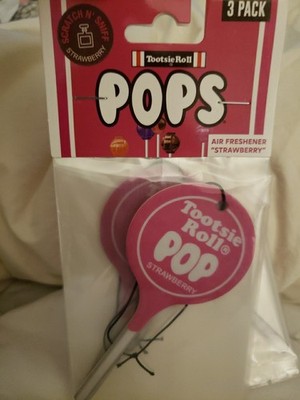 Tootsieroll Pops Car Air Freshener *strawberry *