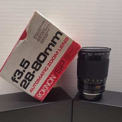 EXCELLENT Rokinon for PENTA K 28-80mm F/3.5-4.5   Auto Zoom Lens w/ original box