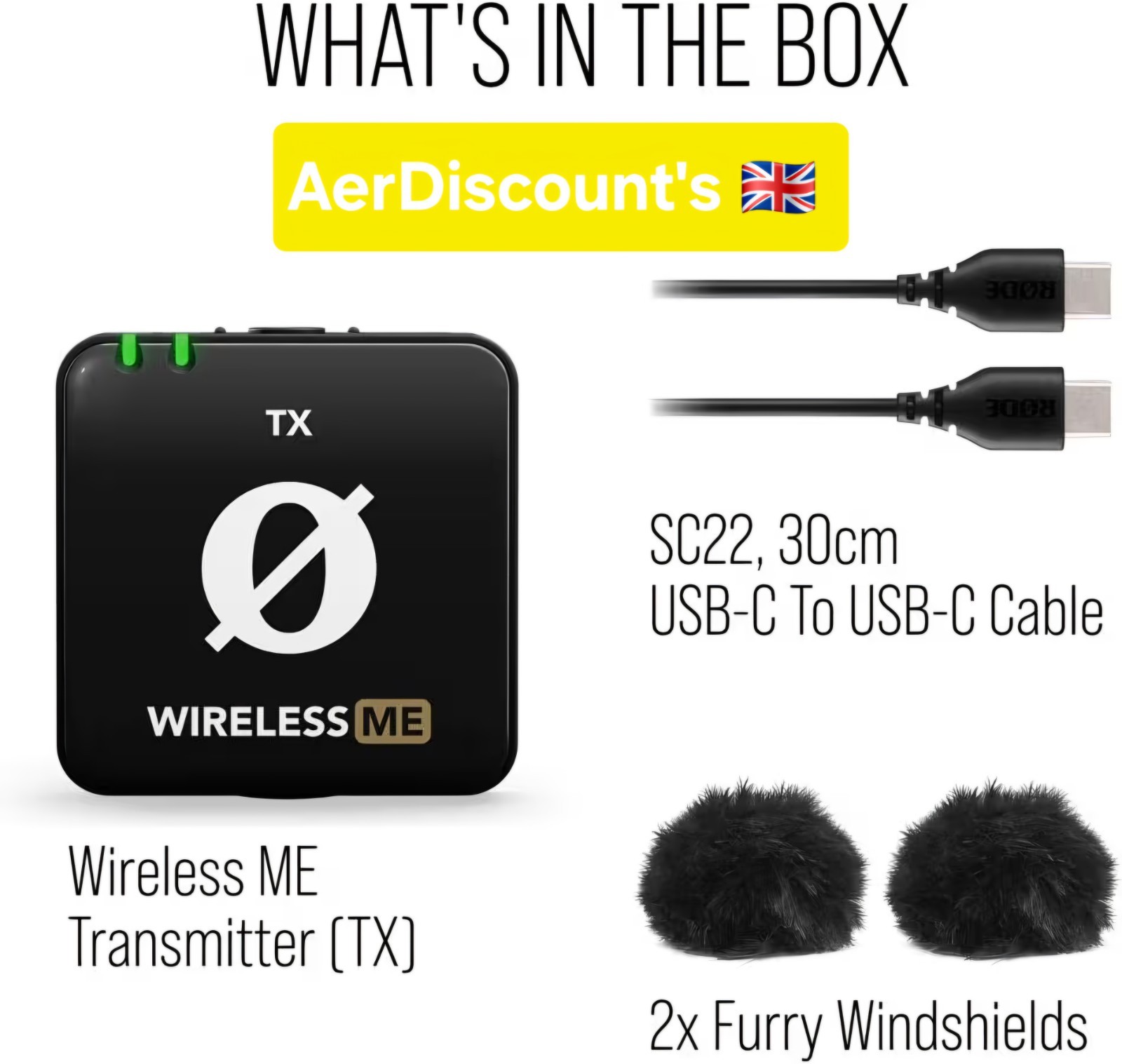 Rode Wireless ME TX drahtloses Mikrofon-Modul für Wireless ME und Wireless GO II