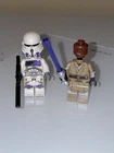 LEGO Star Wars Mace Windu Minifigure SW1205 & 187th Clone Commander SW1206 NEW