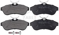 A.B.S. Bremsbelagsatz Scheibenbremse 37308 FüR CitroËN C2 C3 1 Pluriel 16V Hdi