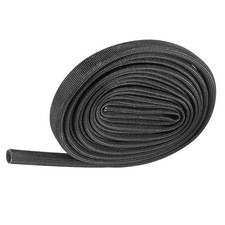 Universal Heat Wire Shield Sleeve, 3/16", Fiberglass, Black, 1 Pcs