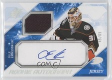 2023-24 SPx Rookie Jersey Spectrum /65 Olle Eriksson Ek #OE Auto RC