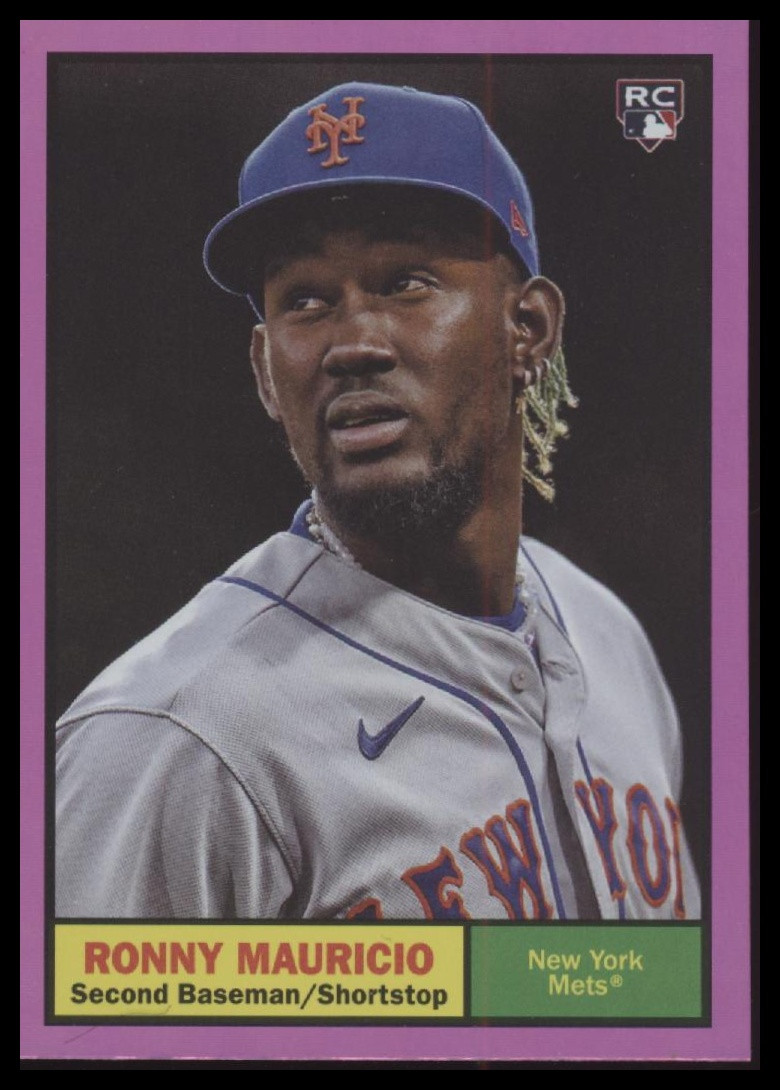 2024 Topps Archives #49 Ronny Mauricio Pink Foilboard