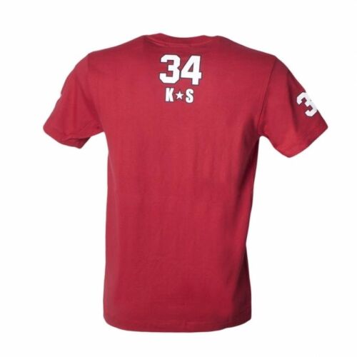 New Official Kevin Schwantz Red Wheelie T-Shirt - KSTS 3402 07 - Picture 2 of 2