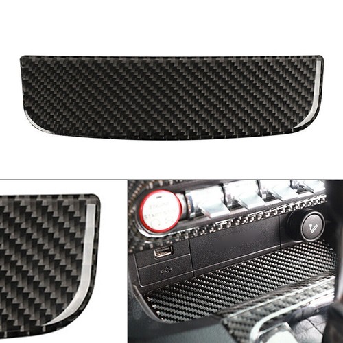 Für Ford Mustang 2015-2019 2018 Kohlefaser Innenraum Aufbewahrungsbox Verkleidung Abdeckung - Bild 10 von 12