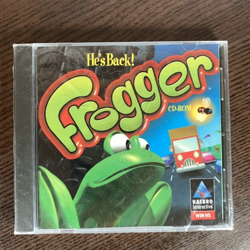 He’s Back Frogger on CD-ROM from Hasbro WIN 95/98 New and Sealed