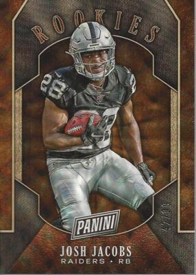 #ad 2019 Panini Black Friday Rookies Future Frames #RC9 Josh Jacobs 99 NM MT $15.00