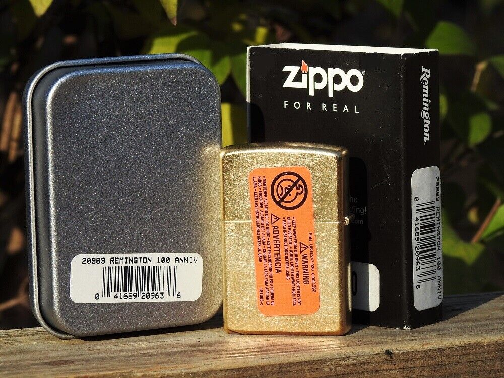 Zippo Lighter - Remington Arms - Limited Edition 100 Years Zippo Lighter - Remington Arms - Limited Edition 100 Years