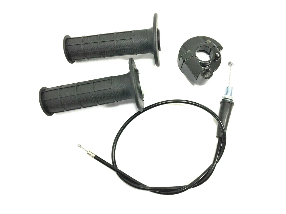 Twist Handle Bar Casting & Throttle Cable Suzuki JR50 1984-2006 Mini Bike (7/8") - Image 3 of 4