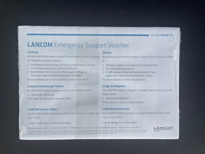 Lancom Systems  10320 | Emergency Support | 1er Lizenz | NEU