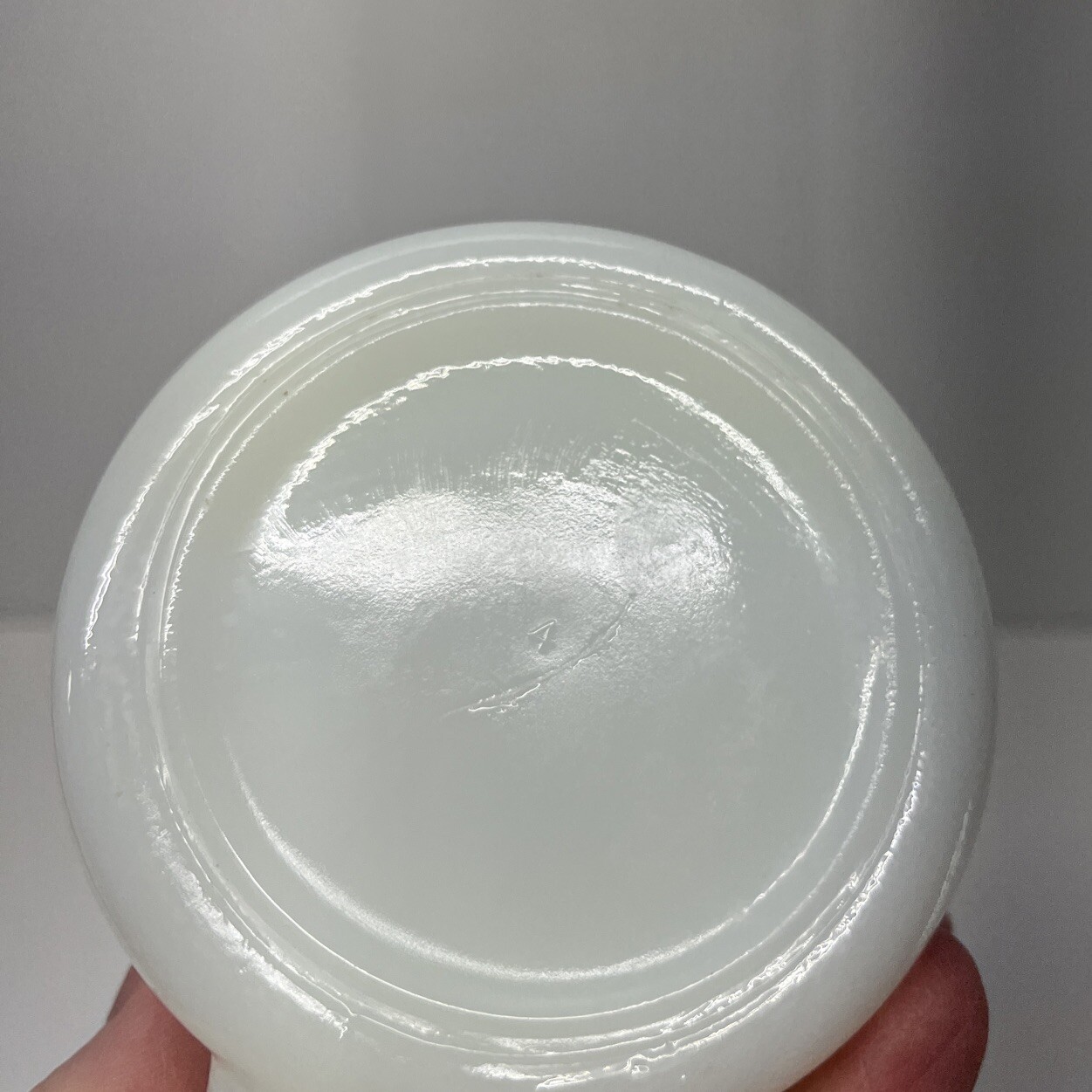 Vintage 1970's  B.C. Comic Grog White Milk Glass Coffee Mug Cup Caveman