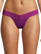 No Boundaries Women's Seamless V-Thong Panties Size 2XL 9 Sparkling Orchid
