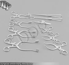 Surgical Veterinary Retractors Weitlaner Gelpi Instruments Set of 10