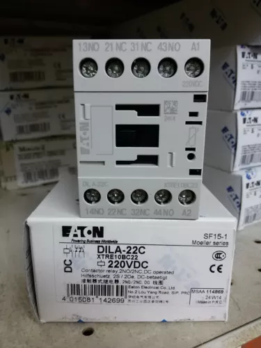 1PC  EATON MOELLER   DILA-22C DC24V 2NO2NC
