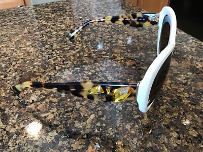 PRADA VOICE 26Q Cat Eye Sunglasses Havana White Yellow  display picture 2