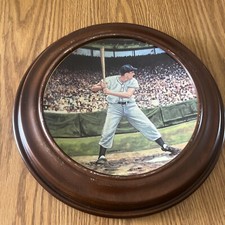 Ralph Kiner Baseball Bradford Exchange Plate In Wood Frame Free Shipping 