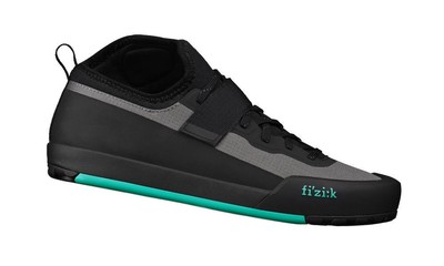 Fizik Gravita Tensor Flat Men's Mountain Bike Shoes, Gray/Aqua Marine, M46.5