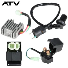 GENRICS Electric set Ignition coil cdi relay regulator for 50-150cc GY6 Go Kart
