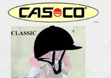 CASCO Cap casco protettivo equitazione velluto classico nero regolabile