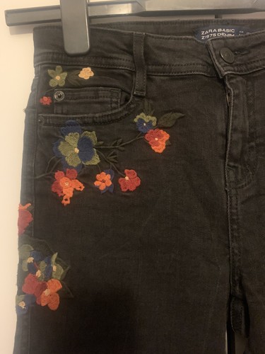 Zara Black Jeans Size 34 | eBay