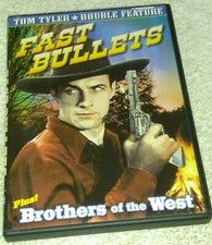 Tom Tyler Double Feature Fast Bullets / Brothers of the West DVD