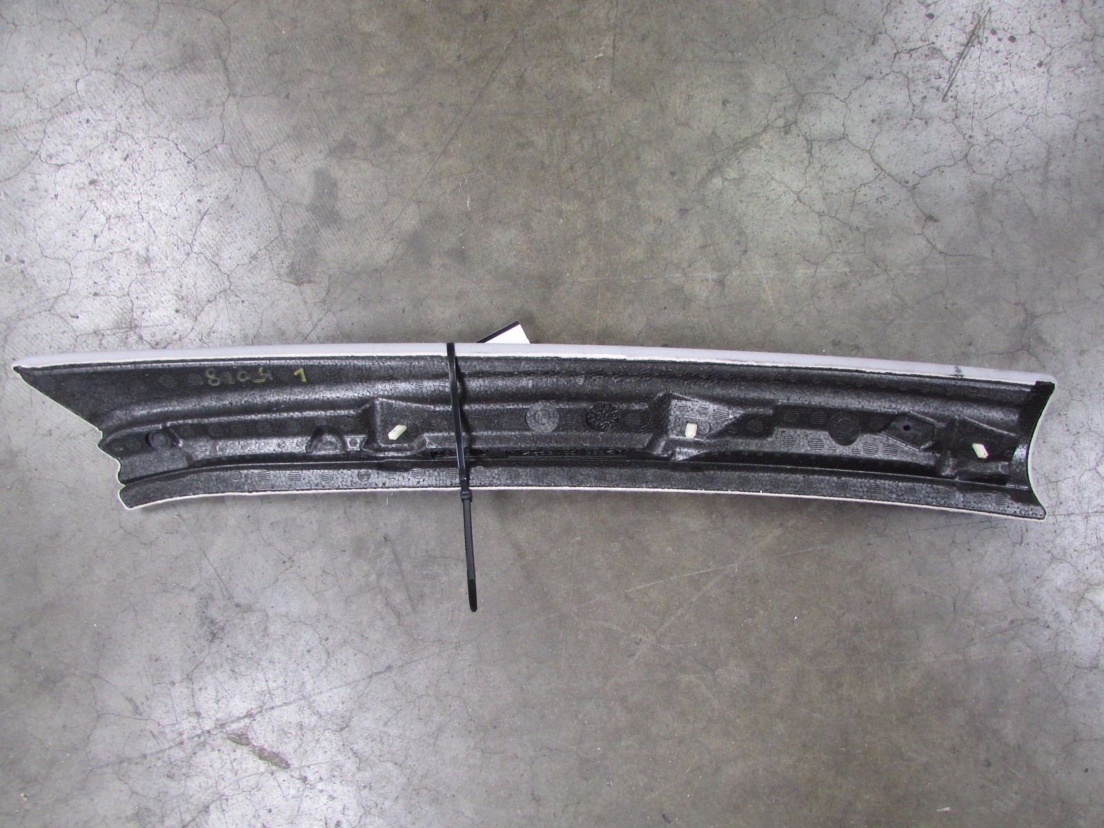 Maserati Quattroporte, LH Left A-Pillar Grey Interior Trim, Used, P/N 981354003