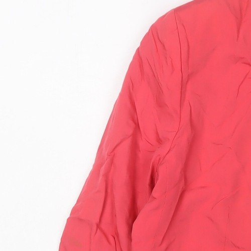 French Connection Womens Pink Jacket Blazer Size 14 - Open - Picture 8 of 10
